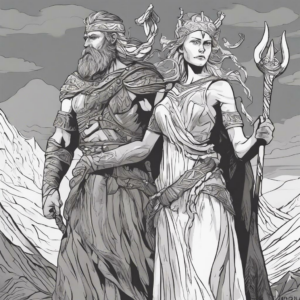 Njörðr und Skadi: Götter & Riesen vereint