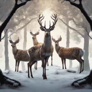 Dáinn, Dvalinn, Duneyrr und Durathrór – Die vier Hirsche, die Yggdrasils Äste abnagen: Was du darüber wissen solltest!