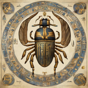 Entdecke die ägyptische Mythologie: Der Scarabäus und seine faszinierende Bedeutung!