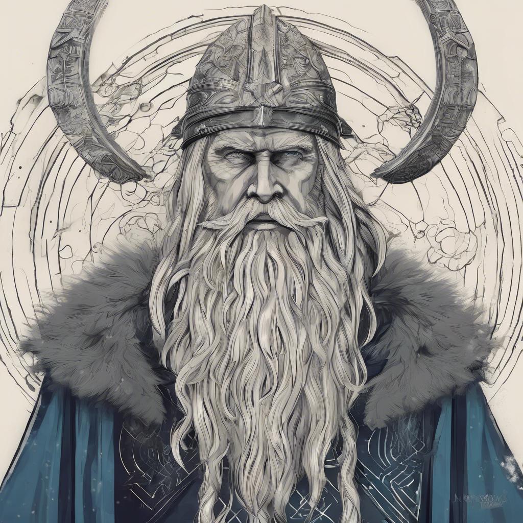 Odin – Der höchste Gott, Vater der Götter und Menschen: Entdecke die Faszination des nordischen Mythos!
