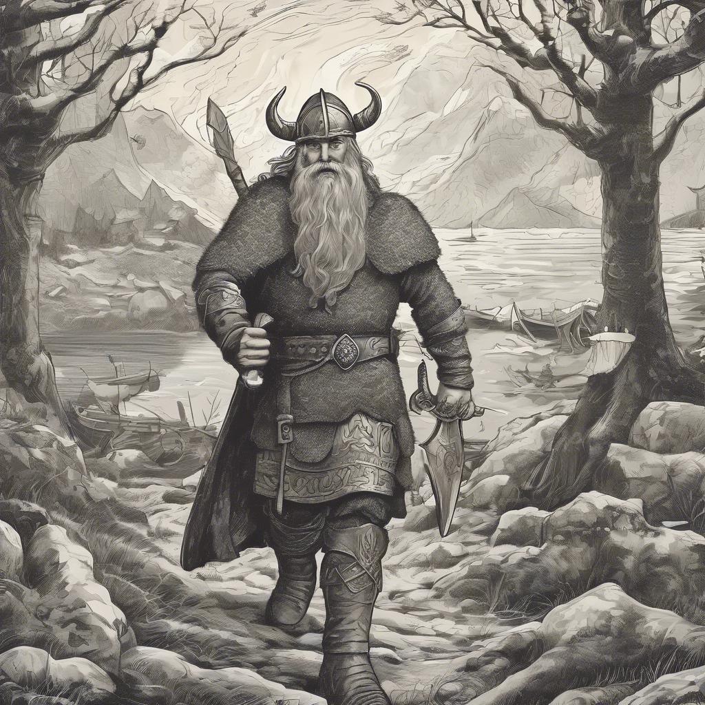 Wer war der erste Wikinger König? Lass uns gemeinsam auf Schatzsuche gehen!