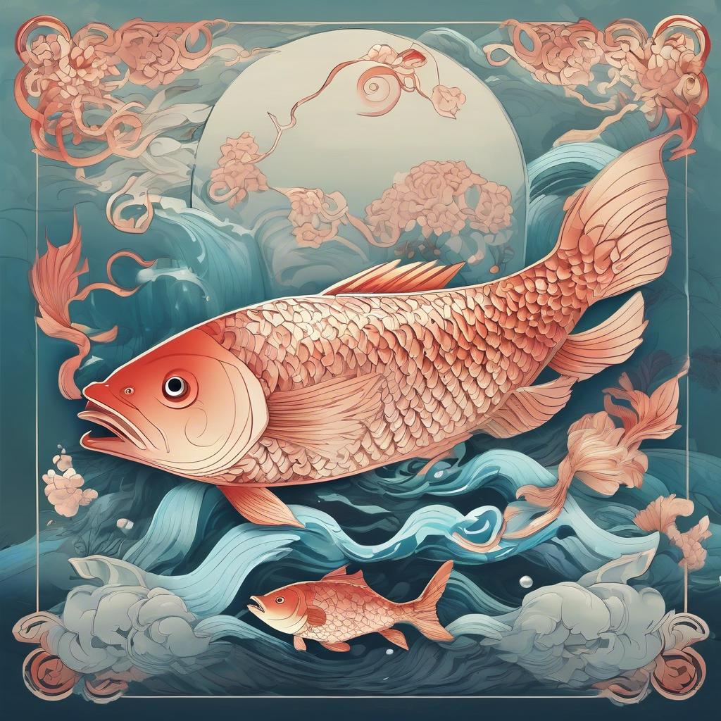Entdecke die faszinierende Welt der chinesischen Mythologie: Der geheimnisvolle Fisch und seine Bedeutung für dich!