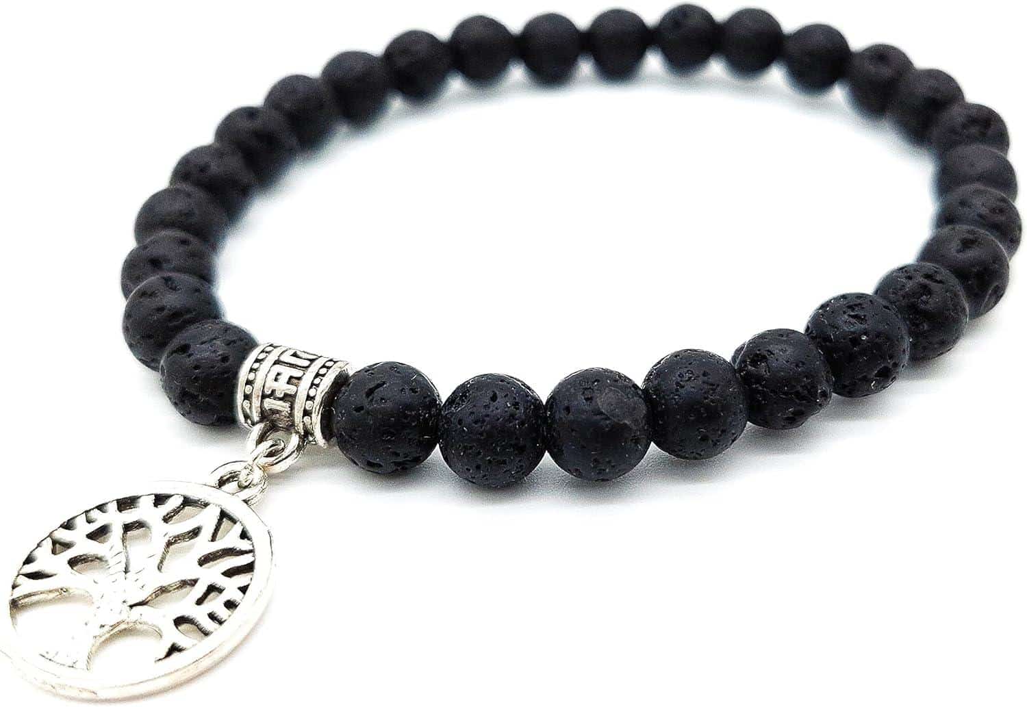 Yggdrasil-Armbänder: Tigerauge, Lava & 7 Chakren