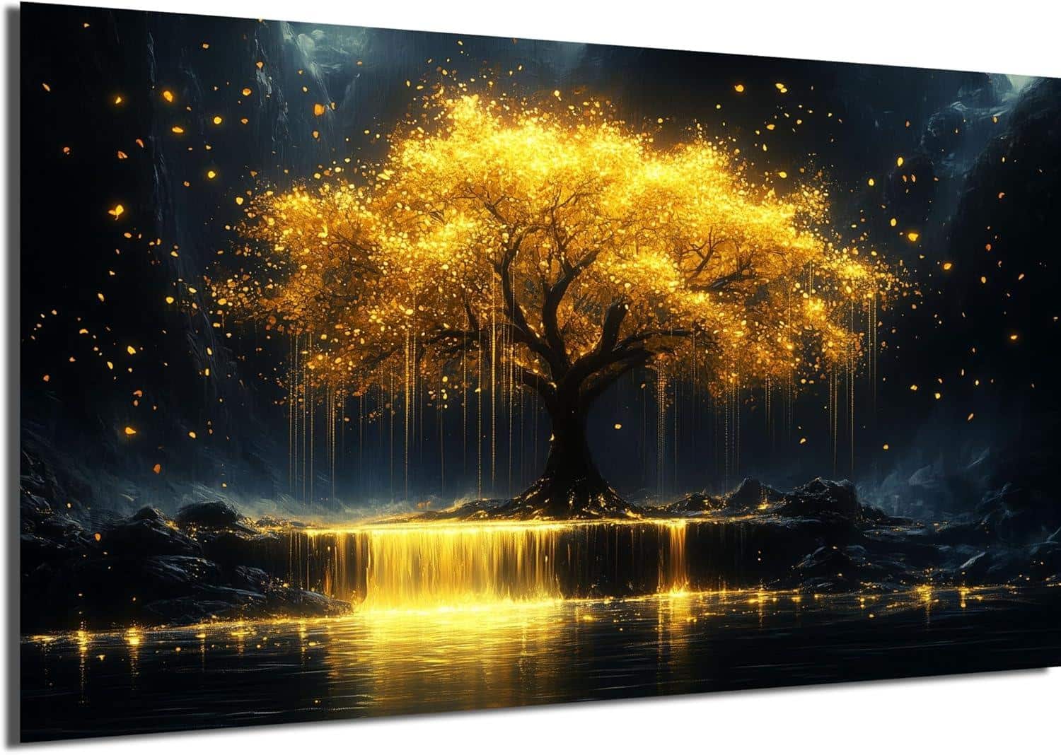 Lebensbaum-Wanddeko: XXL, Holz, Herz & Wikinger