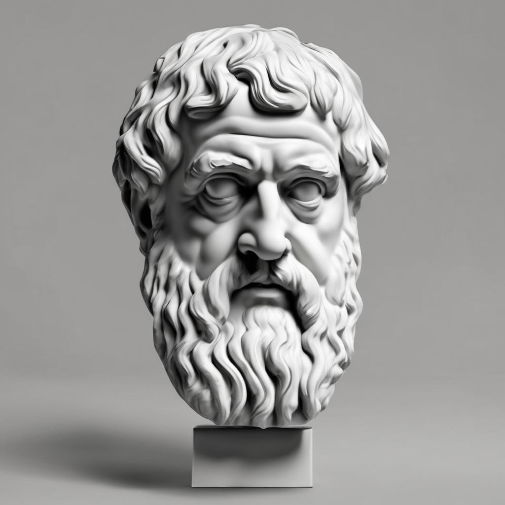 Die Büste Platon Figur: Ein geheimnisvoller Blick in die Philosophie