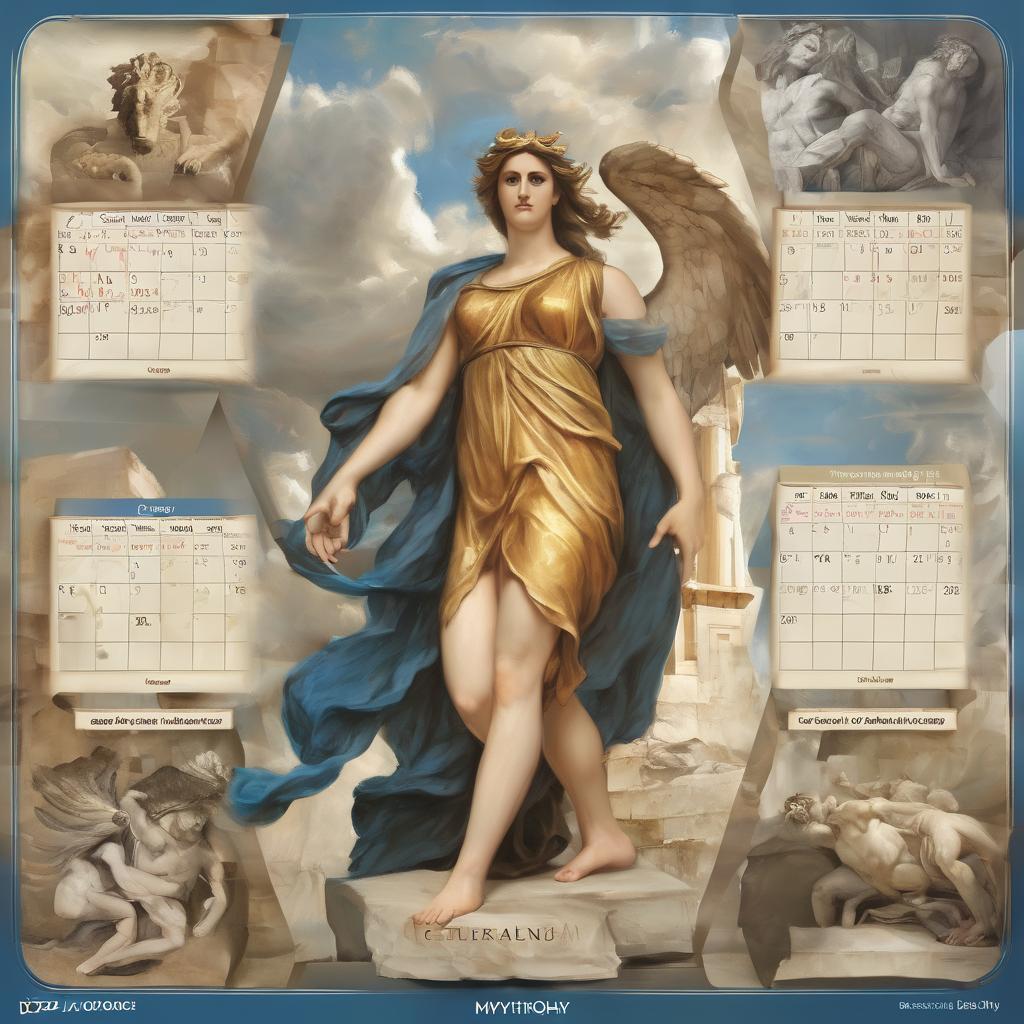 Wandkalender griechische Mythen: Entdecke die Geschichten der Götter