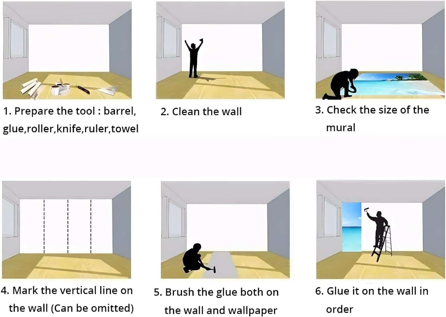 Retro-Engel Tapeten & Vintage Kerzenhalter für Wand
