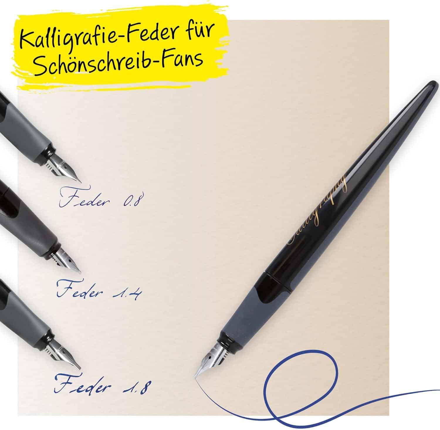 Online Kalligrafie‑Sets im Vergleich: Stifte & Patronen